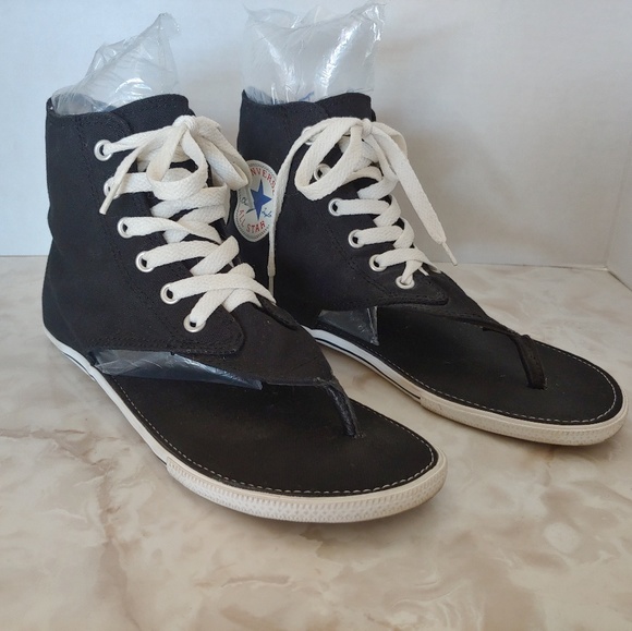 converse high top flip flops